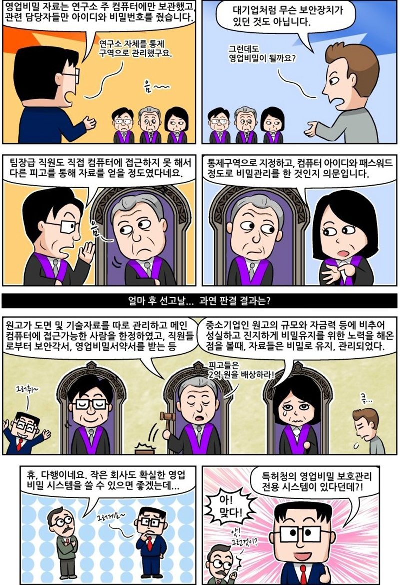 중소기업에 꼭 필요한 영업비밀 보호관리 시스템!