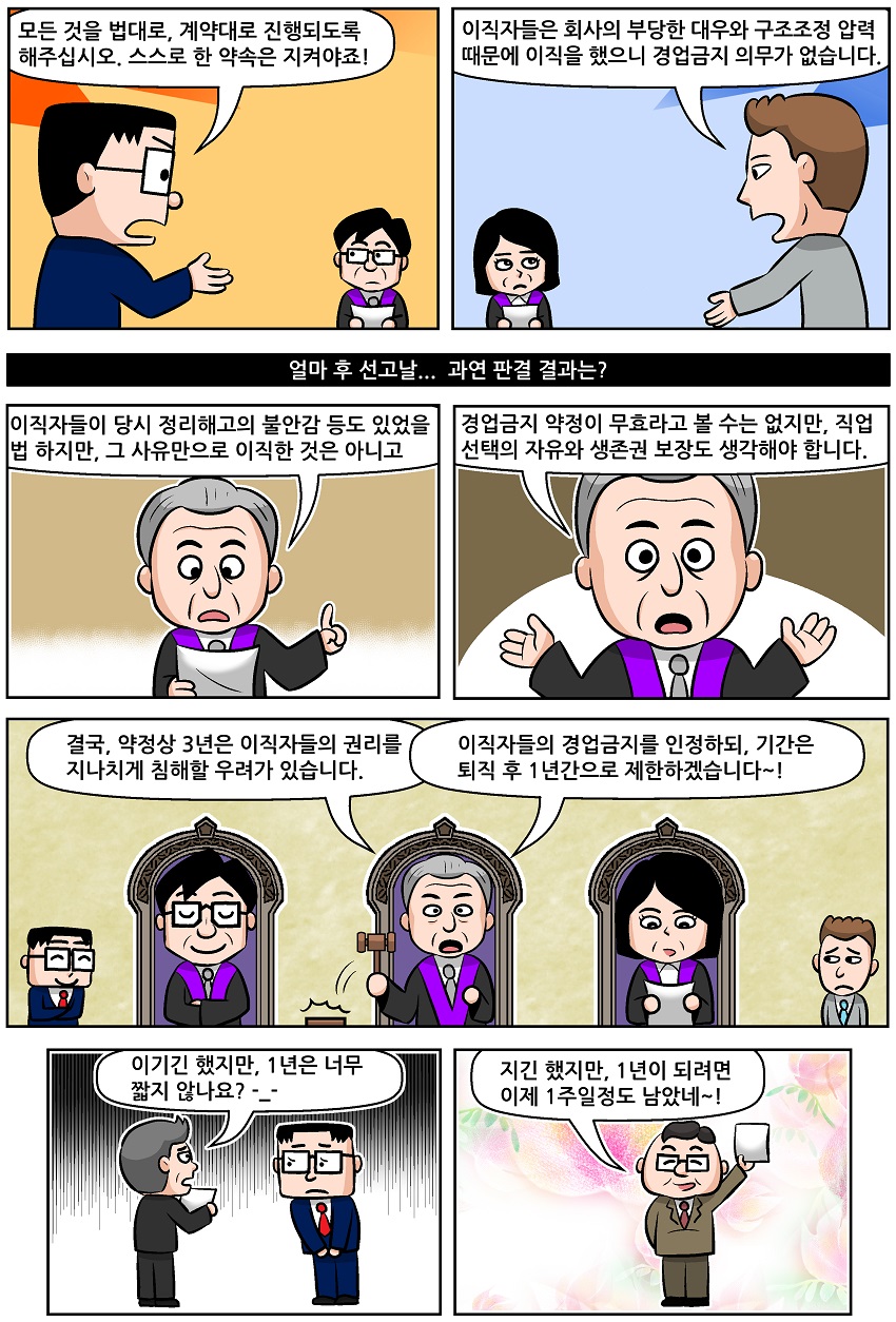 경업금지약정, 얼마나 인정될 수 있을까