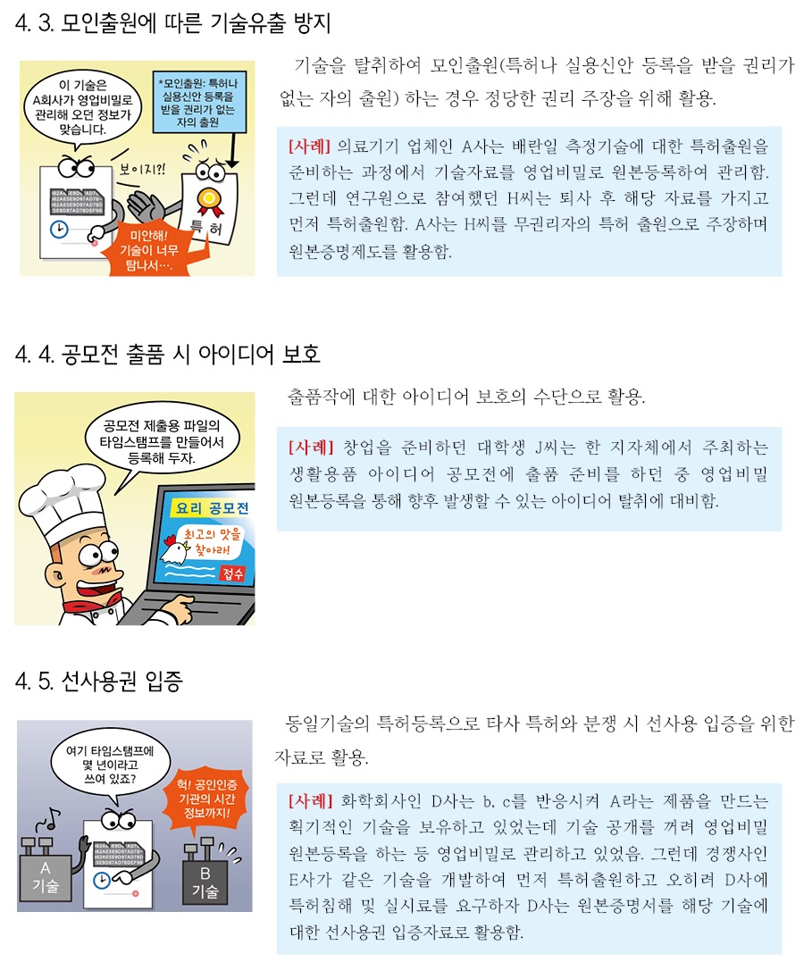 영업비밀 원본증명서비스 소개 및 활용법